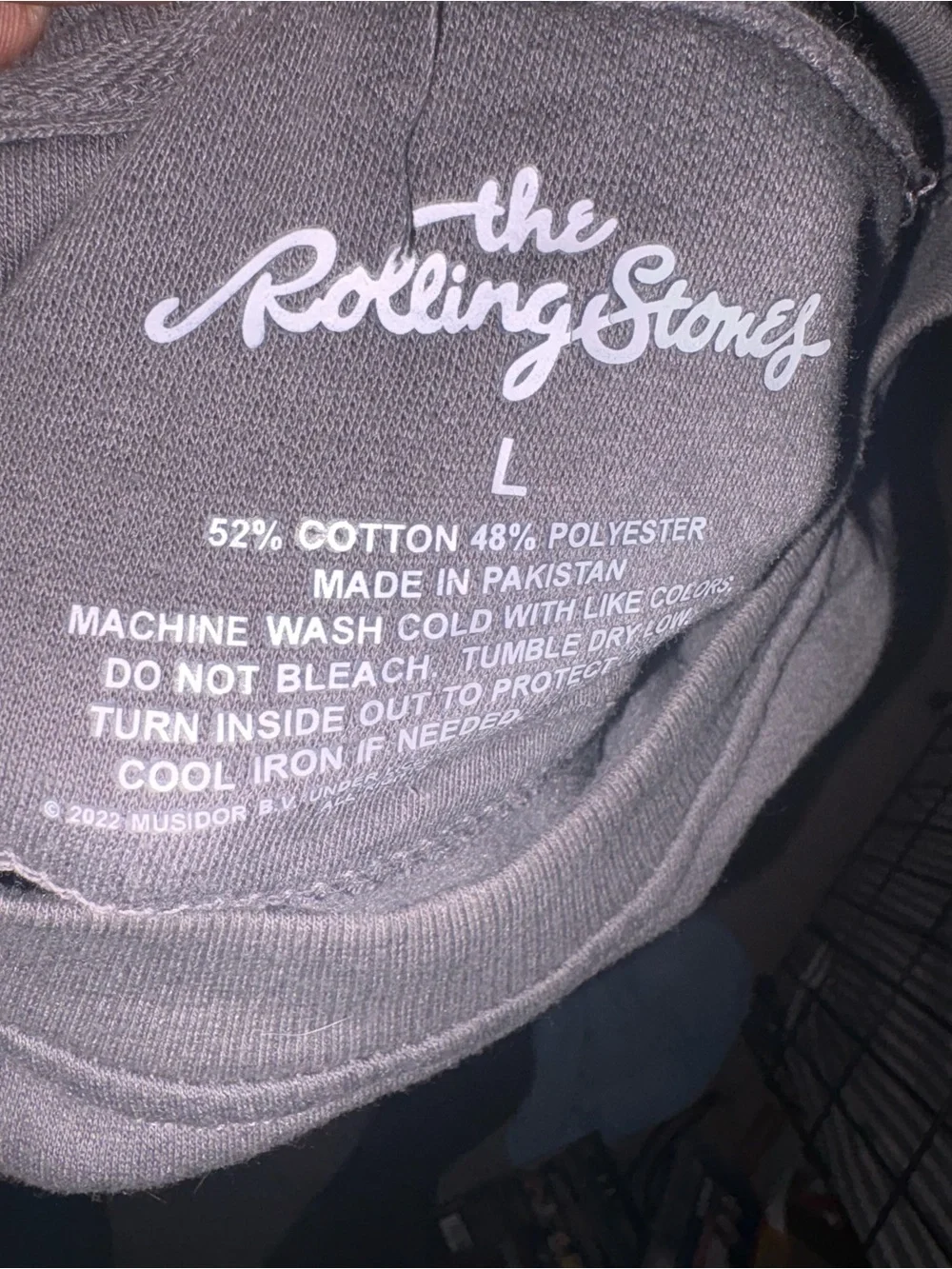 The Rolling Stones Kids Gray Sweatshirt with Festive Red Tongue Graphic